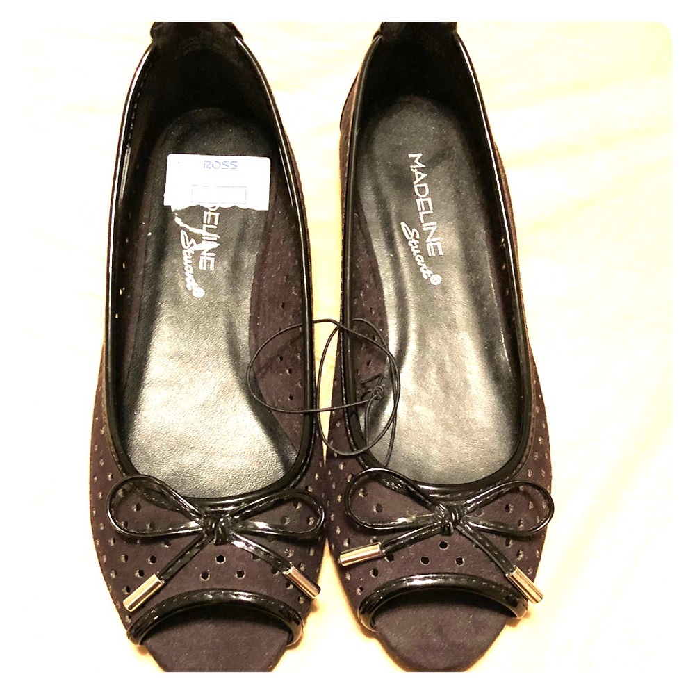 Black Peep Toe size 7